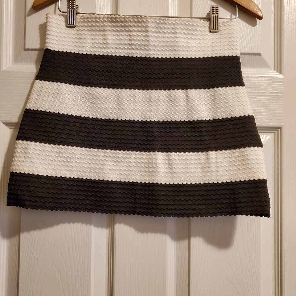 Black and white skirt